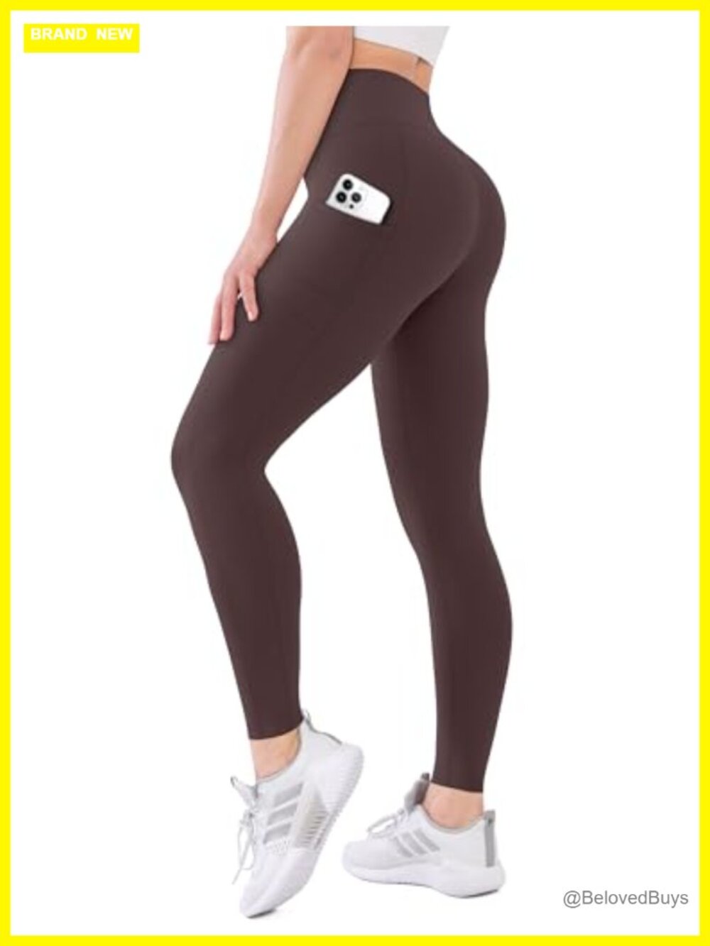 High Waisted Leggings with Pockets Buttery Soft Full Length Compression Yoga